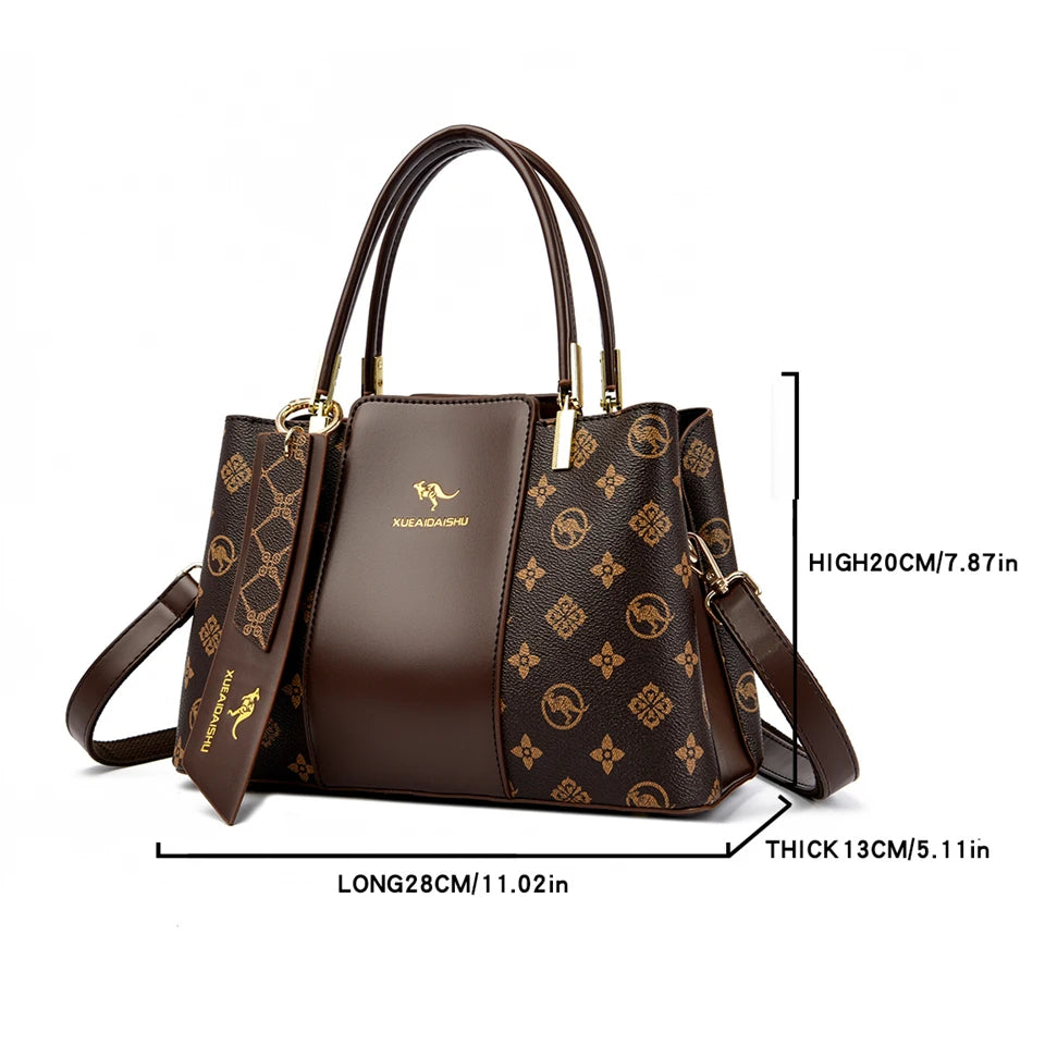 Sac de luxe en cuir souple, élégant et pratique