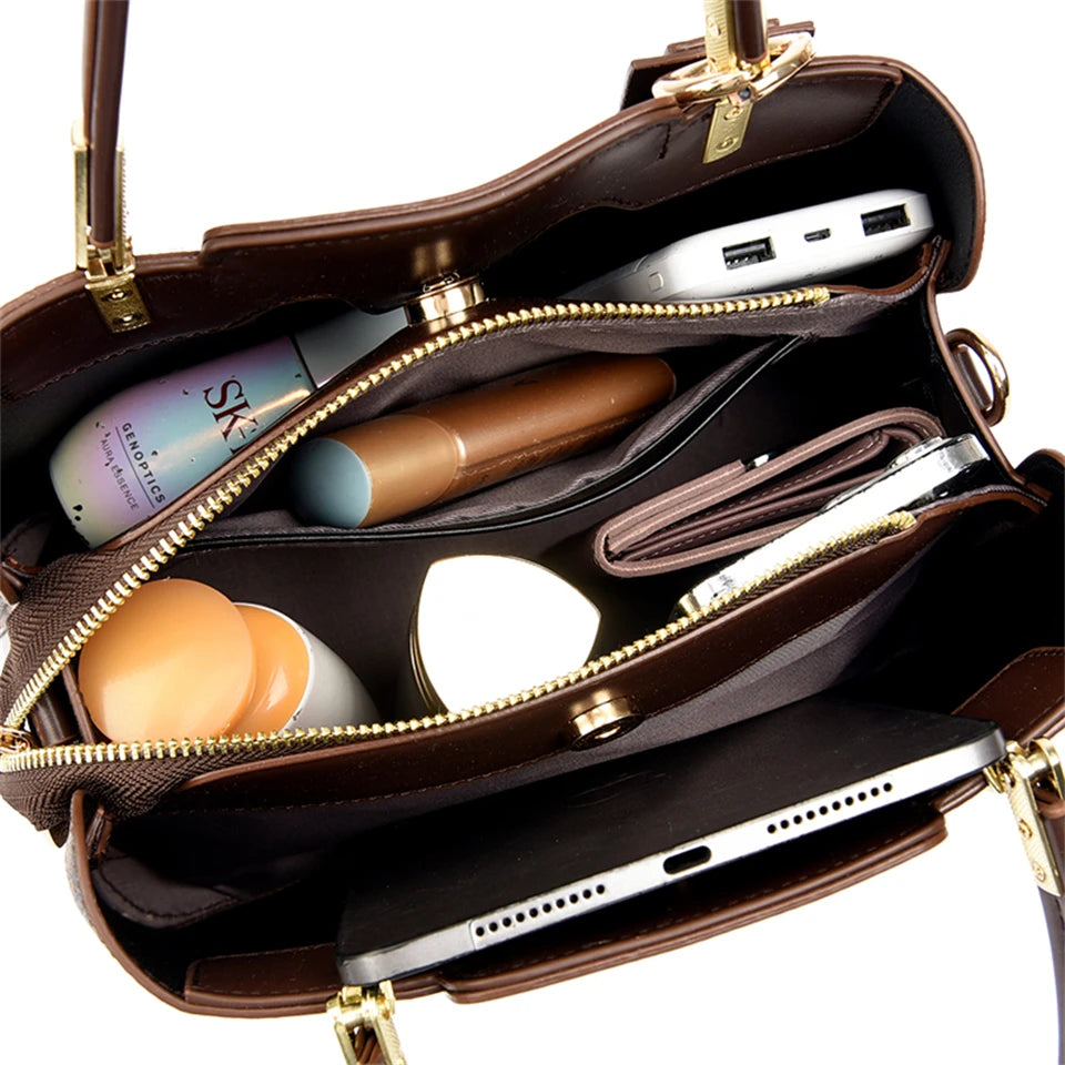 Sac de luxe en cuir souple, élégant et pratique